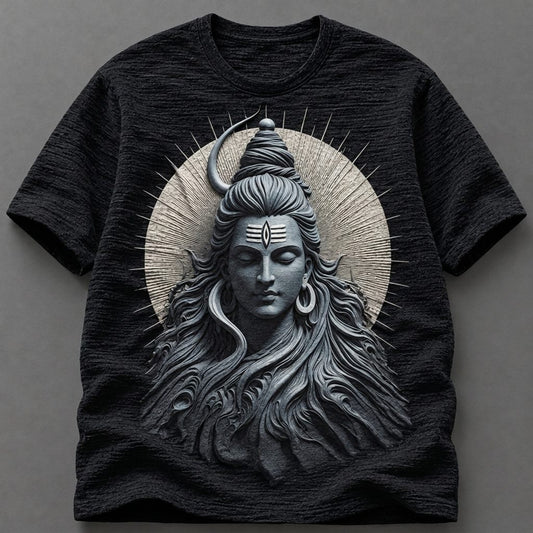 Lord Shiva Cosmic Energy White T-Shirt